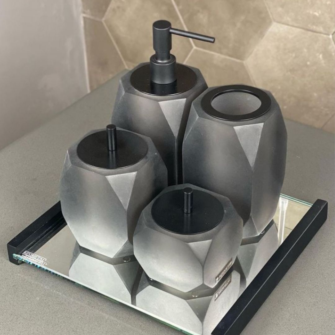 KIT DE BANHEIRO LUXO RESIMETAL