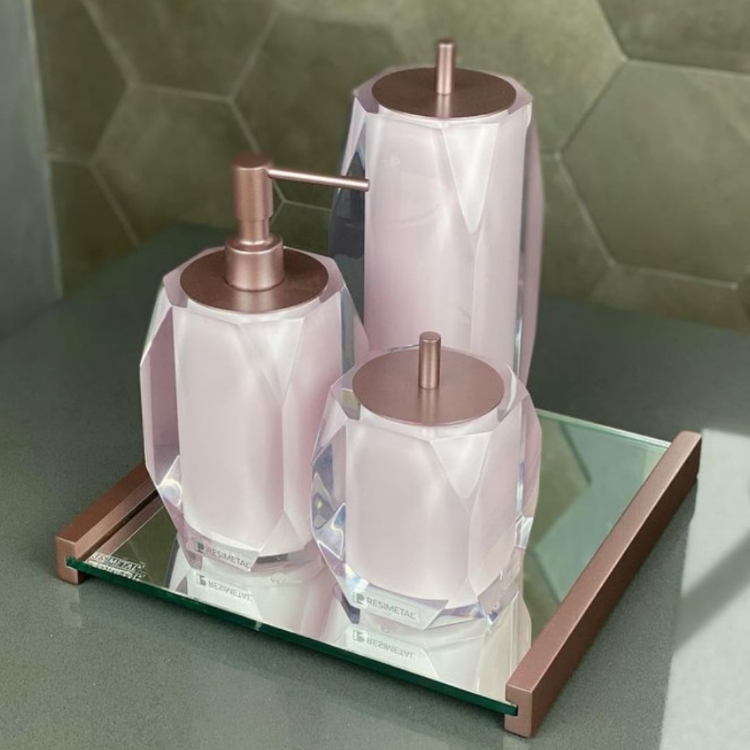 KIT DE BANHEIRO LUXO RESIMETAL