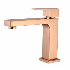 Torneira bica baixa quadrada